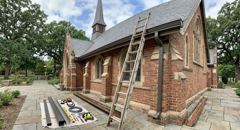 Church Downspout Installation in San Francisco, CA